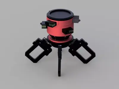 Sci fi security- turret 3D model