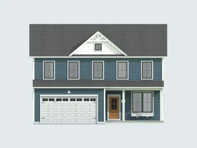 Cape Cod House 16 3D model