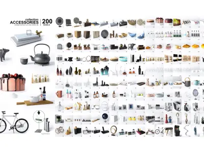 Furniture Library Collection - 1062 Models 3D Model Pack