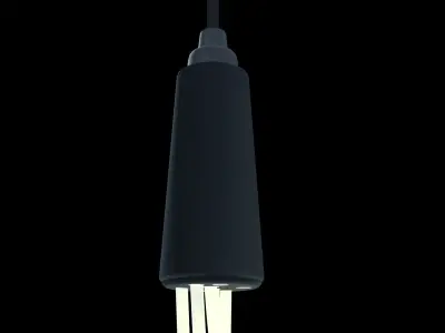 Minimal Light Fixture 3D model