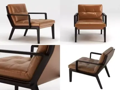 Andoo Lounge Chair 3D model