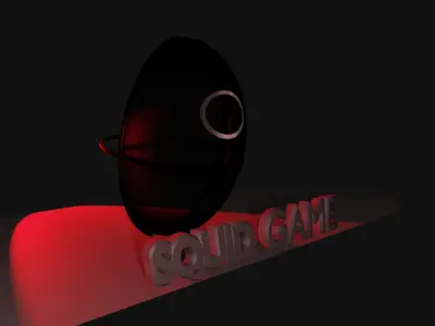Basic Sqiud Game Mask  3D model