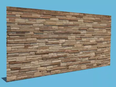 New Brick Wall 3D model