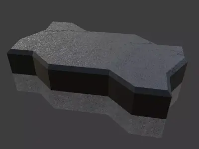 UNI PAVER BLOCK Free 3D model
