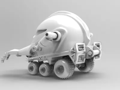 Moonwalker Robothelmets Series Sci Fi 3D print model