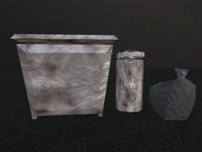 Low Poly Dump Free low-poly 3D model