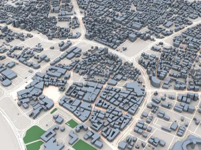 Doha City Qatar 3D model