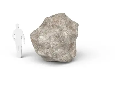 Rock M04A Low-poly 3D model