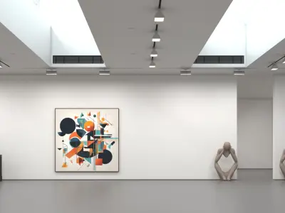  Modern Art Gallery Interior 