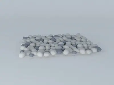 Pebble stones Free 3D model