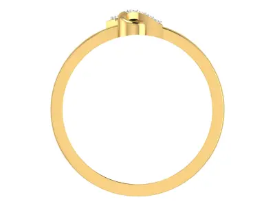Women Ring Render 3dm STL OBJ FBX  3D print model 7