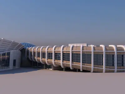 0099 - Organic Building 3D model