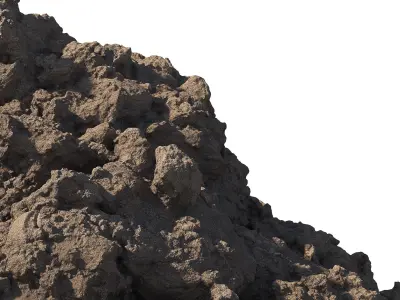 A pile of clay 3D model