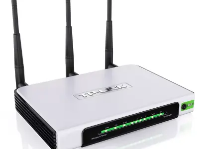 Router TP-Link TL-WR940N 3D model