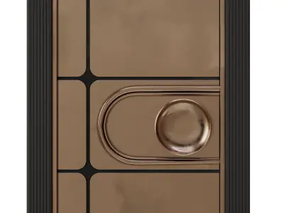 Entrance door set215 3D model
