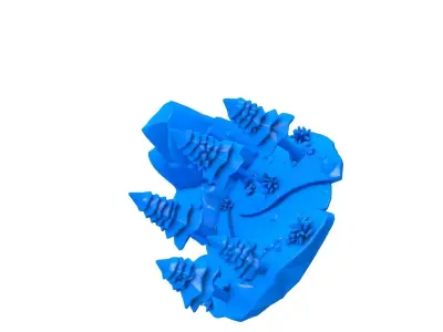 Mountain Path -  Mountain Path stl -  path - mountain 3D print model