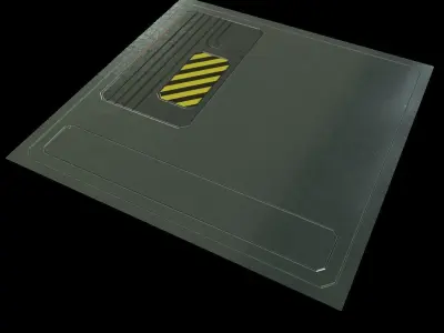 Futuristic Spaceship Interior Tileable Texture Pack PBR Texture