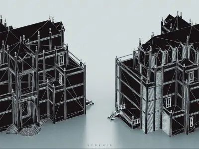 My First House Low-poly 3D model