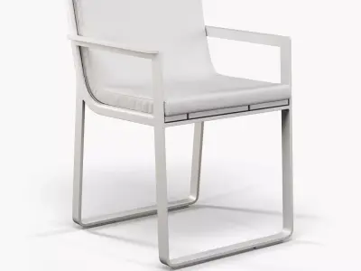 Gandia Blasco Flat chair 3D model
