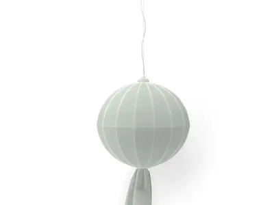 ROUND FABRIC LANTERN  3D model