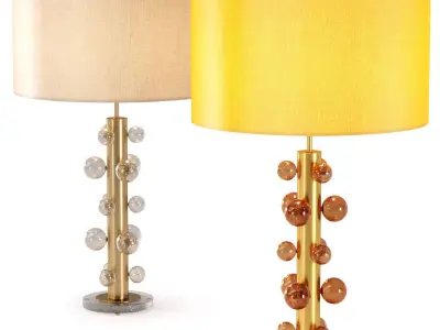 Pair of table Lamp by LA Studio  3D model