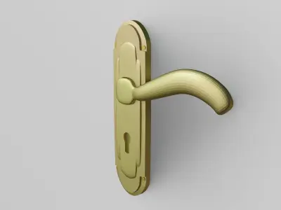 Door Lock Low-poly 3D model buy