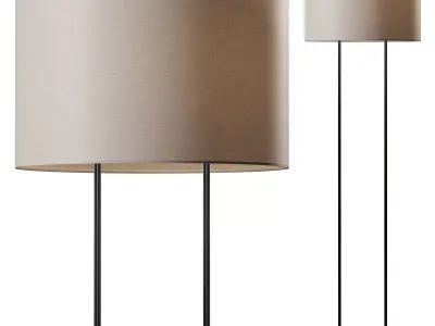 Industrial Outline Floor Lamp 3D model