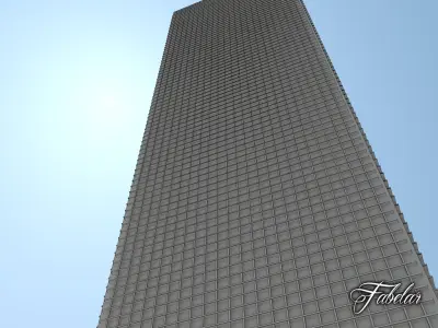 Building 22 Low-poly 3D model