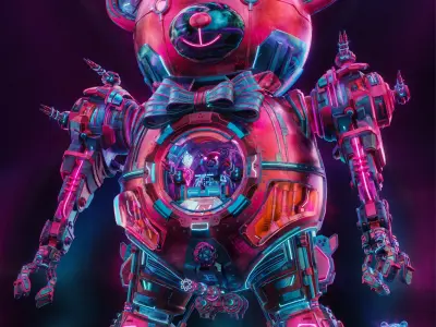 Teddy Boys Toy - Weekly Renders - DSZarts 3D model 3D model