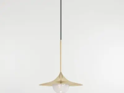 CATCH brass pendant light 3D model