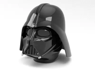 Nurbs Darth Vader Helmet for 3D Print 3D print model