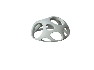 SciFi Cube Object No 47597 Low Poly Shape Low-poly 3D model