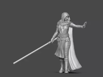 dark adept - 35mm scale 3D print model