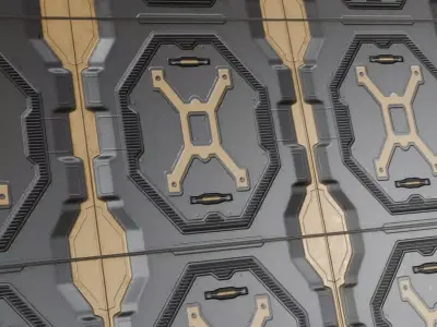 Metal Plate PBR Seamless Texture