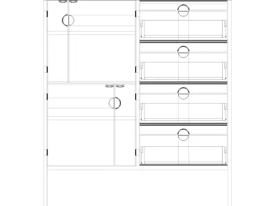 commode 20 Low-poly 3D model