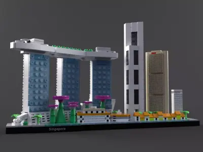 Lego Singapore 3D model