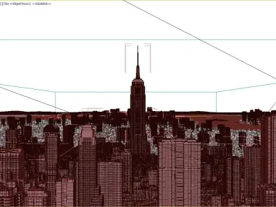 New york city building 3D model