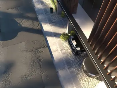 Modern Villa 3D model 42