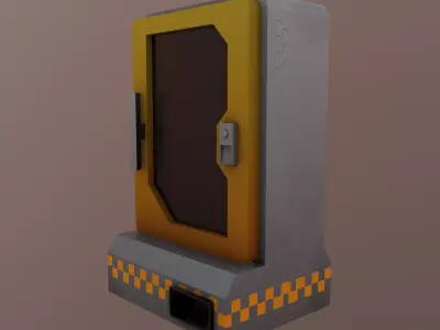 Street Machine  props  low-poly  3D model