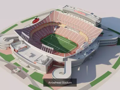 World Cup 2026 Stadiums - USA 3D Model Pack