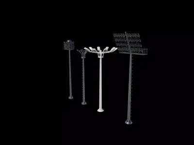Stadium Light Tower all 3D model