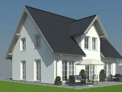 Villa Plus 5 Vray Grass Presets 3D model