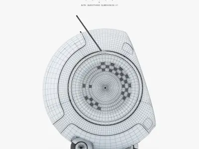 Cute baby monitor  3D model