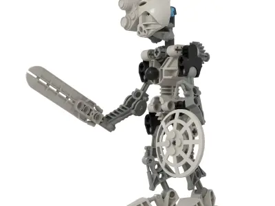 Kopaka - LEGO Bionicle Low-poly 3D model