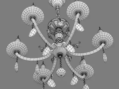 69406x Stregaro Osgona Chandelier 3D model