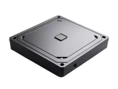 HighTech Data Hub Enclosure Low-poly 3D model