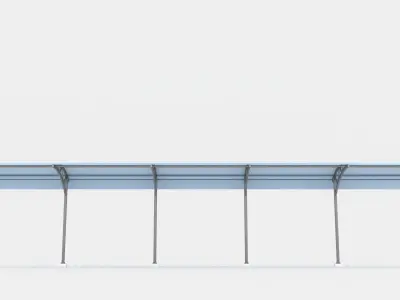 Sunshades Canopy 3D model