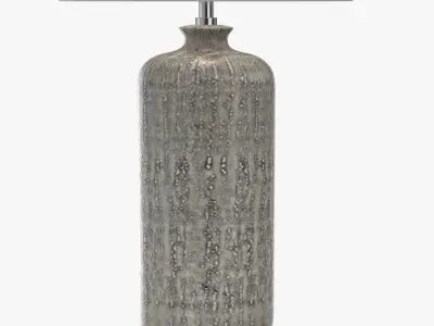 YORBA TL-French grey ceramic lamp 87-10254-78 3D model