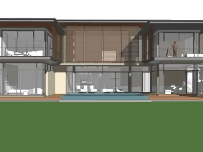 Contemporary Villa 3D model