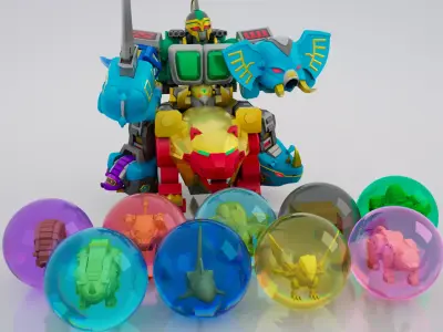 GaoKing Ultra Knight Low-poly 3D model